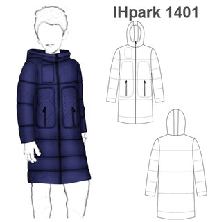 MOLDE PARKA LARGA NIÑO 1401