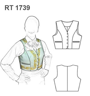 MOLDE CHALECO CHARRA RT 1739