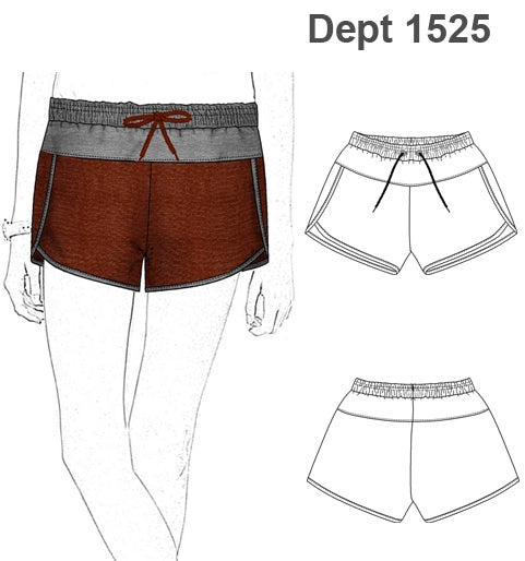 MOLDE DEPORTE SHORT MUJER 1525
