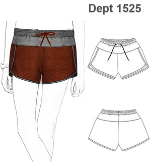 MOLDE DEPORTE SHORT MUJER 1525