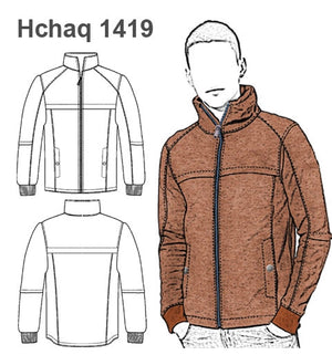 MOLDE CHAQUETA CORTES HOMBRE 1419