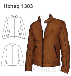 MOLDE CHAQUETA CUELLO MAO HOMBRE 1303