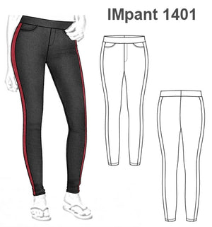 MOLDE PANTALON CALZA NIÑA 1401