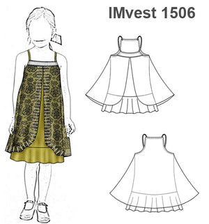 MOLDE VESTIDO NIÑA 1506
