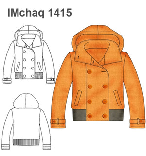 MOLDE CHAQUETA POLAR NIÑA 1415