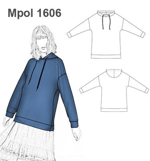 MOLDE POLERON OVERSIZE MUJER 1606