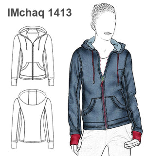 MOLDE CHAQUETA POLAR NIÑA 1413