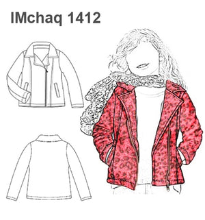 MOLDE CHAQUETA POLAR NIÑA 1412