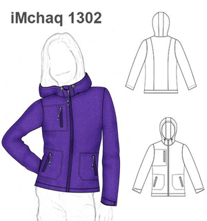 MOLDE CHAQUETA SOFT SHELL NIÑA 1302