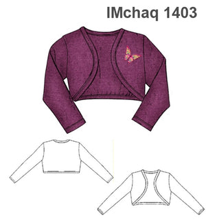 MOLDE CHAQUETA BOLERO  NIÑA 1403
