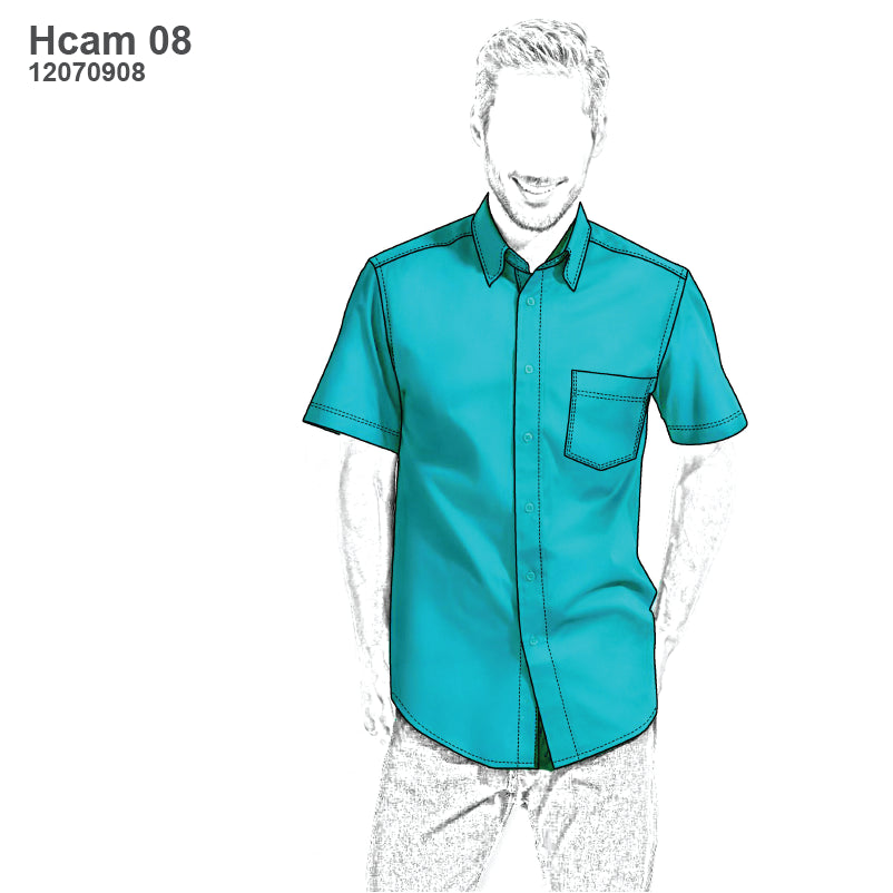 MOLDE CAMISA AJUSTADA HOMBRE 0908