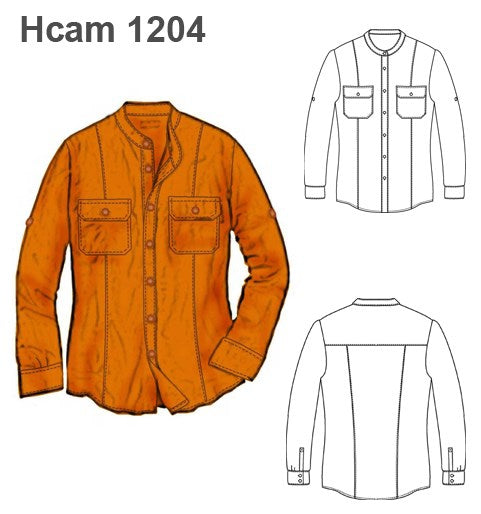 MOLDE CAMISA MAO HOMBRE 1204