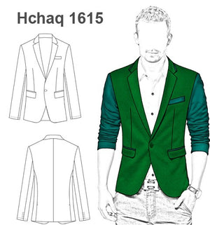 MOLDE CHAQUETA SLIM HOMBRE 1615