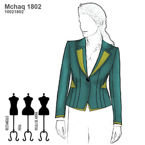 MOLDE BLAZER MUJER 1802