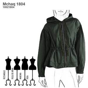 MOLDE CHAQUETA AJUSTE CINTURA MUJER 1804