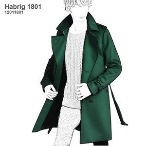 MOLDE ABRIGO TRENCH 1801 HOMBRE