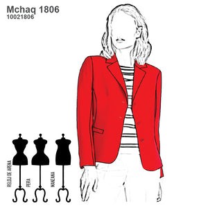 MOLDE BLAZER MUJER 1806