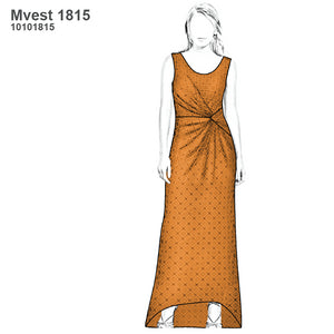 MOLDE VESTIDO LARGO MUJER 1815