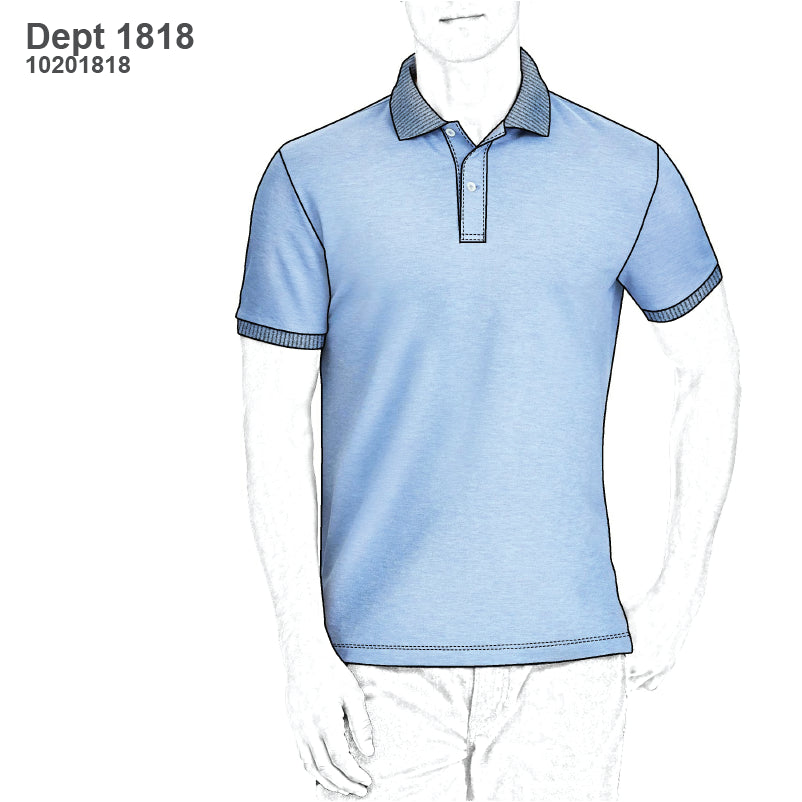 MOLDE DEPORTE CAMISETA POLO 1818