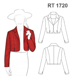 MOLDE CHAQUETA HUASA ELEGANTE RT 1720