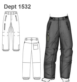 MOLDE DEPORTE PANTALON ESQUI 1532