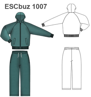 MOLDE SUDADERA / BUZO ESCOLAR 1007