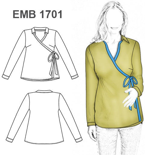 MOLDE BLUSA EMBARAZADA 1701