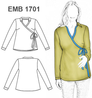 MOLDE BLUSA EMBARAZADA 1701