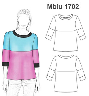 MOLDE BLUSA CERRADA 1702