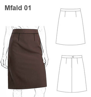 MOLDE FALDA EVASE MUJER 0901