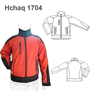 MOLDE CHAQUETA SOFTSHELL HOMBRE 1704