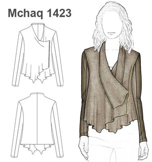 MOLDE CHAQUETA TAPADO MUJER 1423
