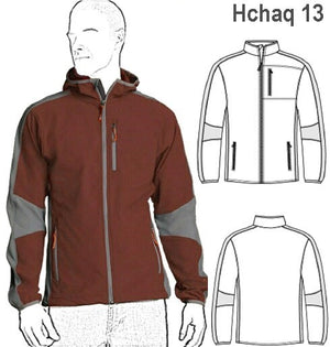 MOLDE CHAQUETA SOFT SHELL HOMBRE 0913