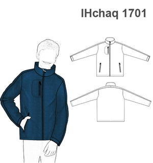 MOLDE CHAQUETA SOFTSHELL NIÑO 1701