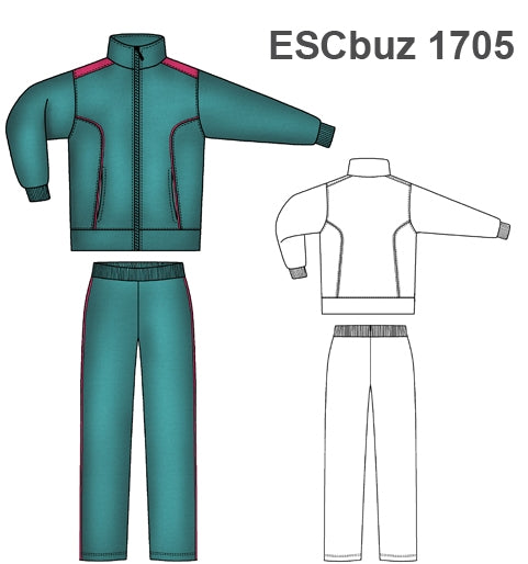 MOLDE SUDADERA / BUZO ESCOLAR 1705