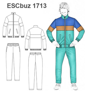 MOLDE SUDADERA / BUZO ESCOLAR 1713