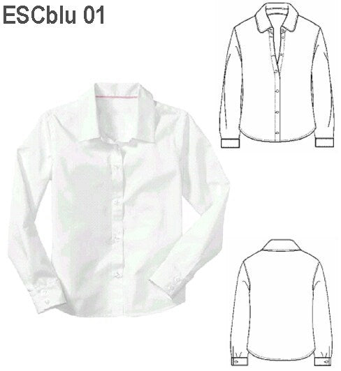 MOLDE BLUSA CLASICA ESCOLAR 0901