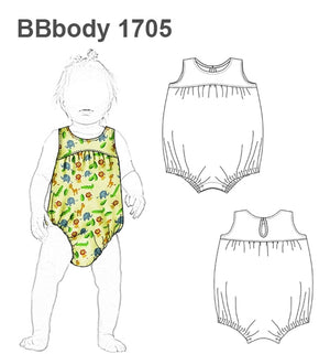 MOLDE BODY ENTERIZO BEBE 1705