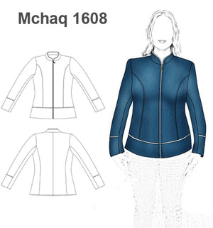 MOLDE CHAQUETA MAO MUJER 1608
