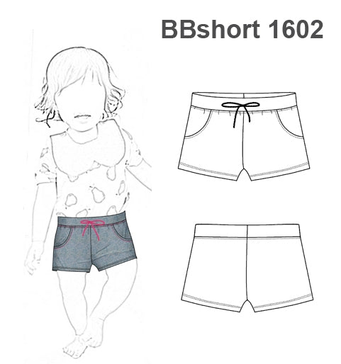 MOLDE SHORT BEBE 1602