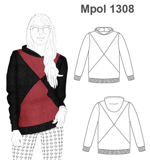 MOLDE POLERON CORTES MUJER 1308