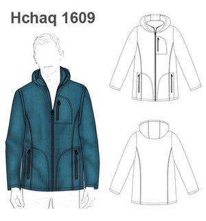 MOLDE CHAQUETA SOFTSHELL HOMBRE 1609