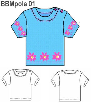 MOLDE POLERA BASICA BEBE BBMpole01
