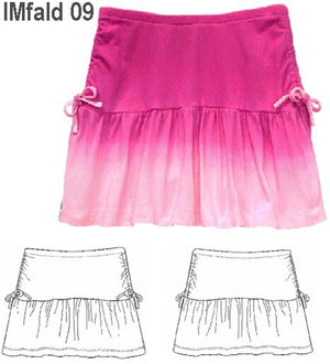 MOLDE FALDA NIÑA 0909