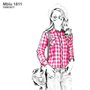 MOLDE BLUSA CAMISA MUJER 1811