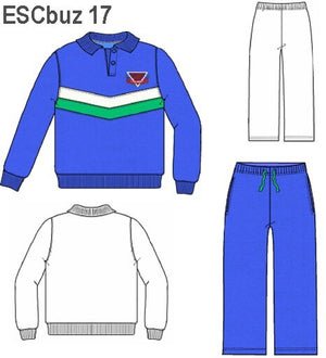 MOLDE SUDADERA / BUZO ESCOLAR 0917