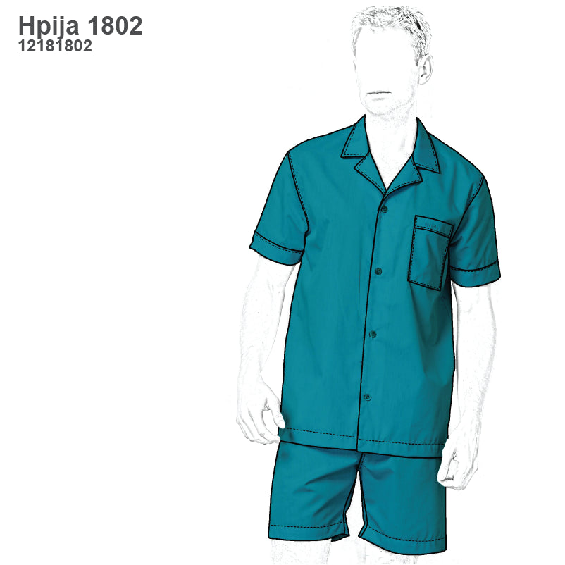 MOLDE PIJAMA CORTO HOMBRE 1802