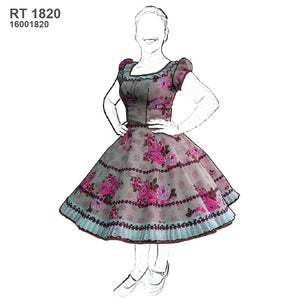MOLDE VESTIDO HUASA RT 1820