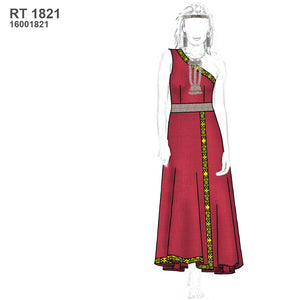 MOLDE VESTIDO MAPUCHE RT 1821