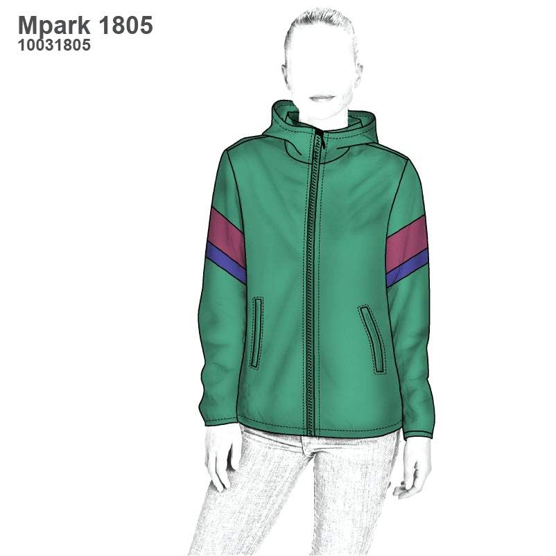 MOLDE PARKA CORTES MUJER 1805